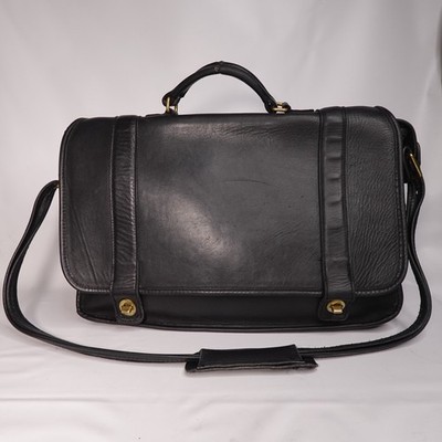 バッグ New Vintage Coach Briefbag Black Leather s-l400.jpg
