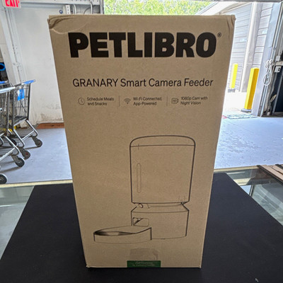 PETLIBRO Granary Smart Camera Feeder Programmable Wi-Fi Automatic, White