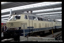 Dia BR 218 417 Diesellokomotive 35mm ungerahmt U-GN2-3