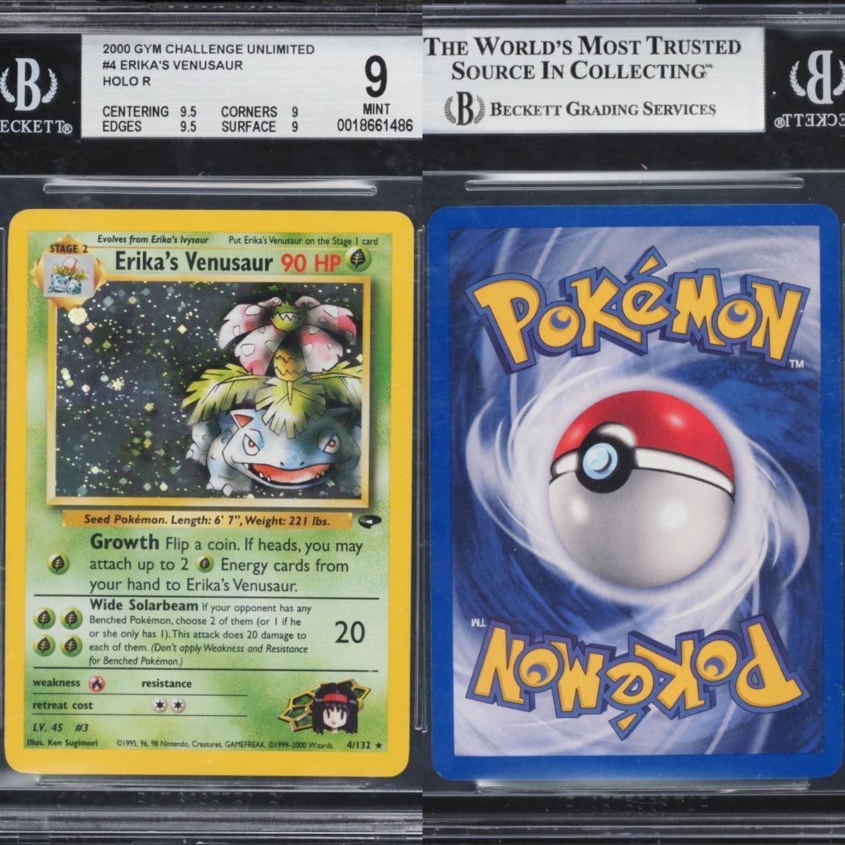 Pikachu Pokémon TCG Professional Sports Authenticator (PSA) Holo