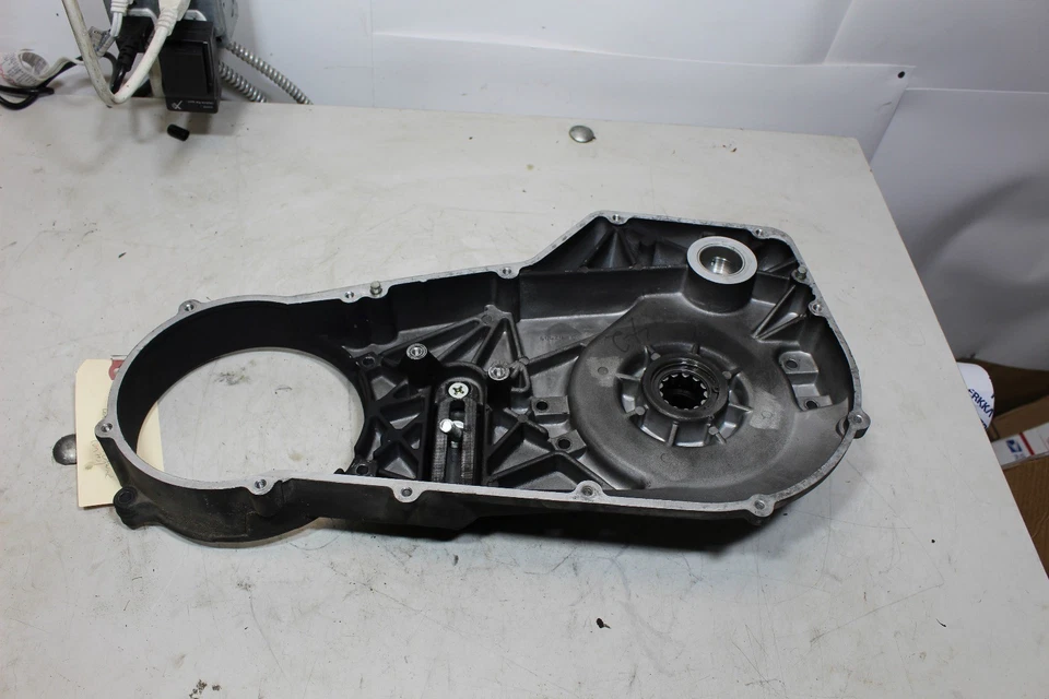 94-06 Harley OEM Softail tampa de embreagem primária interna preta controle frontal - Imagem 2 de 4