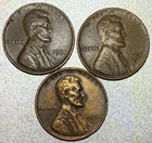 1951 P, D & S Lincoln Wheat Cent, Penny,  Fine Condition