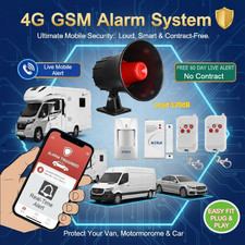 Motorhome Caravan Remote Alarm Security System Wireless Sensor Mobile Live Alert