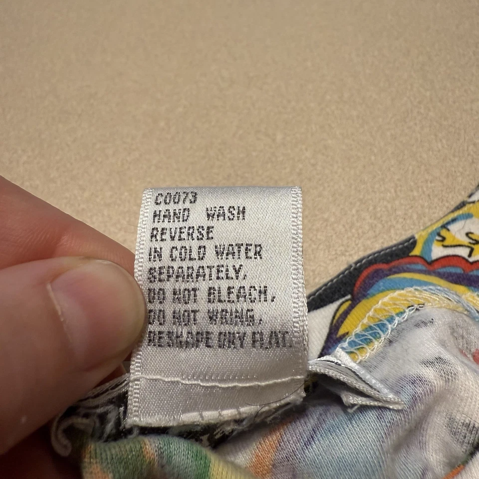 Camisa feminina Lisa International média peixe tropical com miçangas colorida 69341 - Imagem 3 de 4