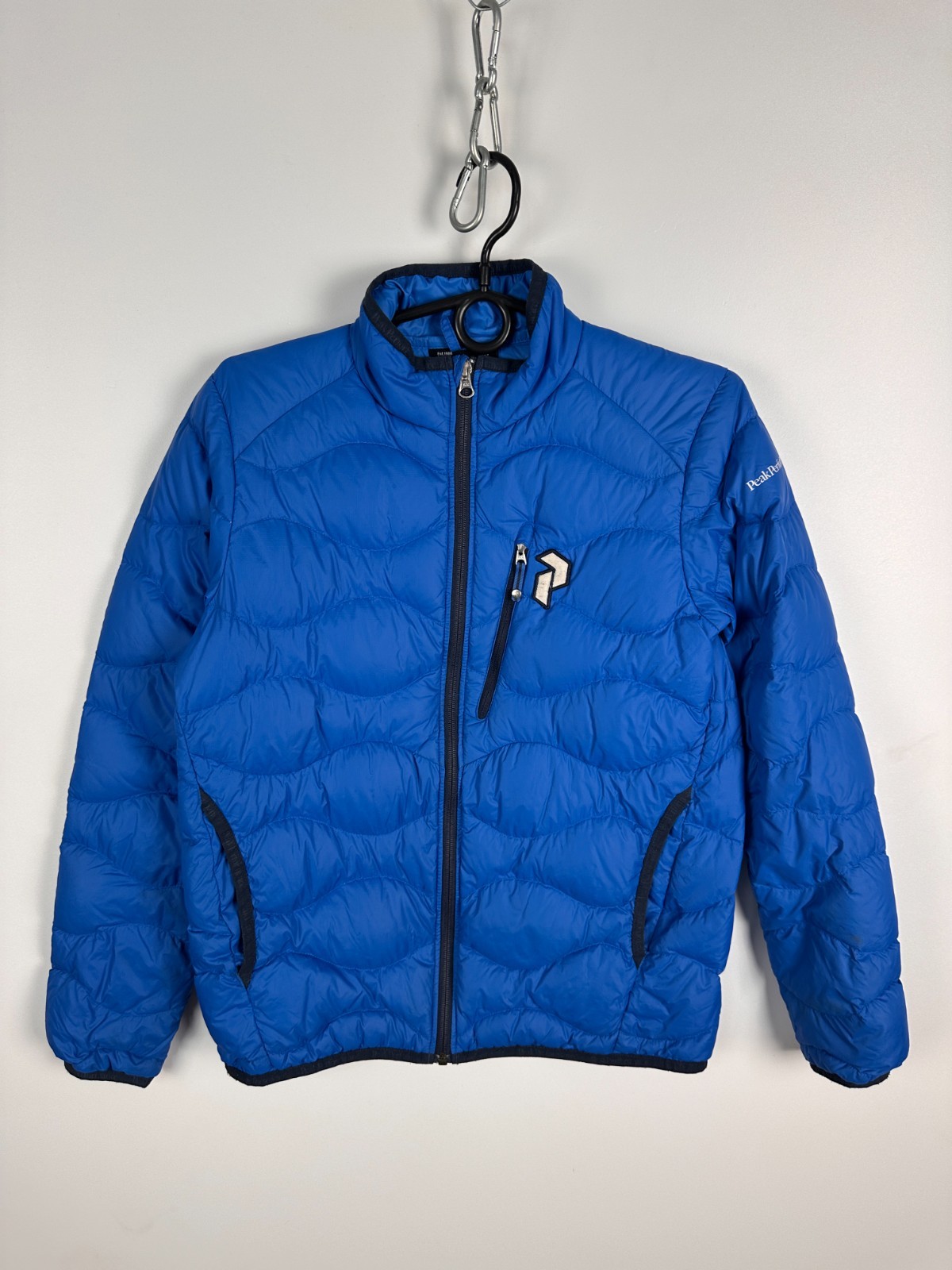 Peak Performance Helium Down Jacket Blue Size Jun… - image 1