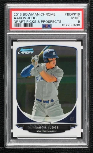 2013 Bowman Draft Draft Picks Chrome Aaron Judge #BDPP19 PSA 9 MINT 9b1