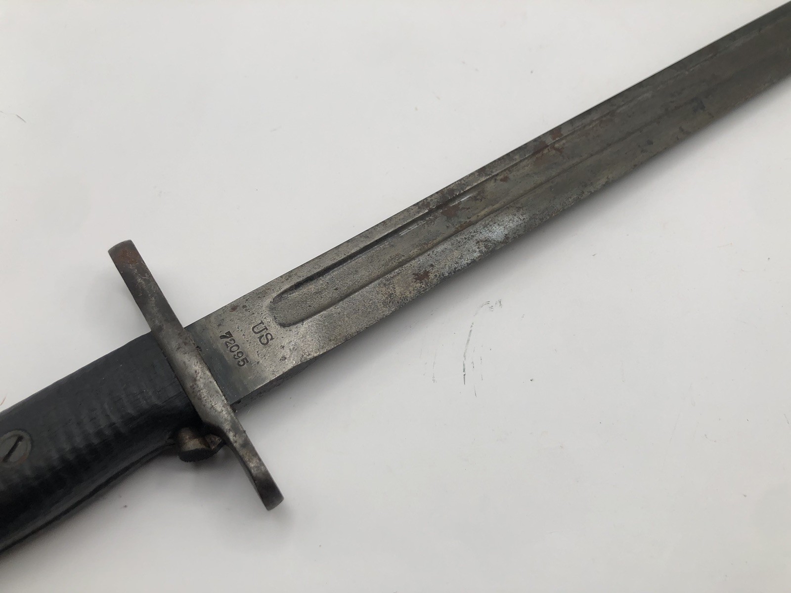 RARE WWI U.S. Military Springfield SA 1906 Rifle Bayonet / Sword  (No Scabbard)