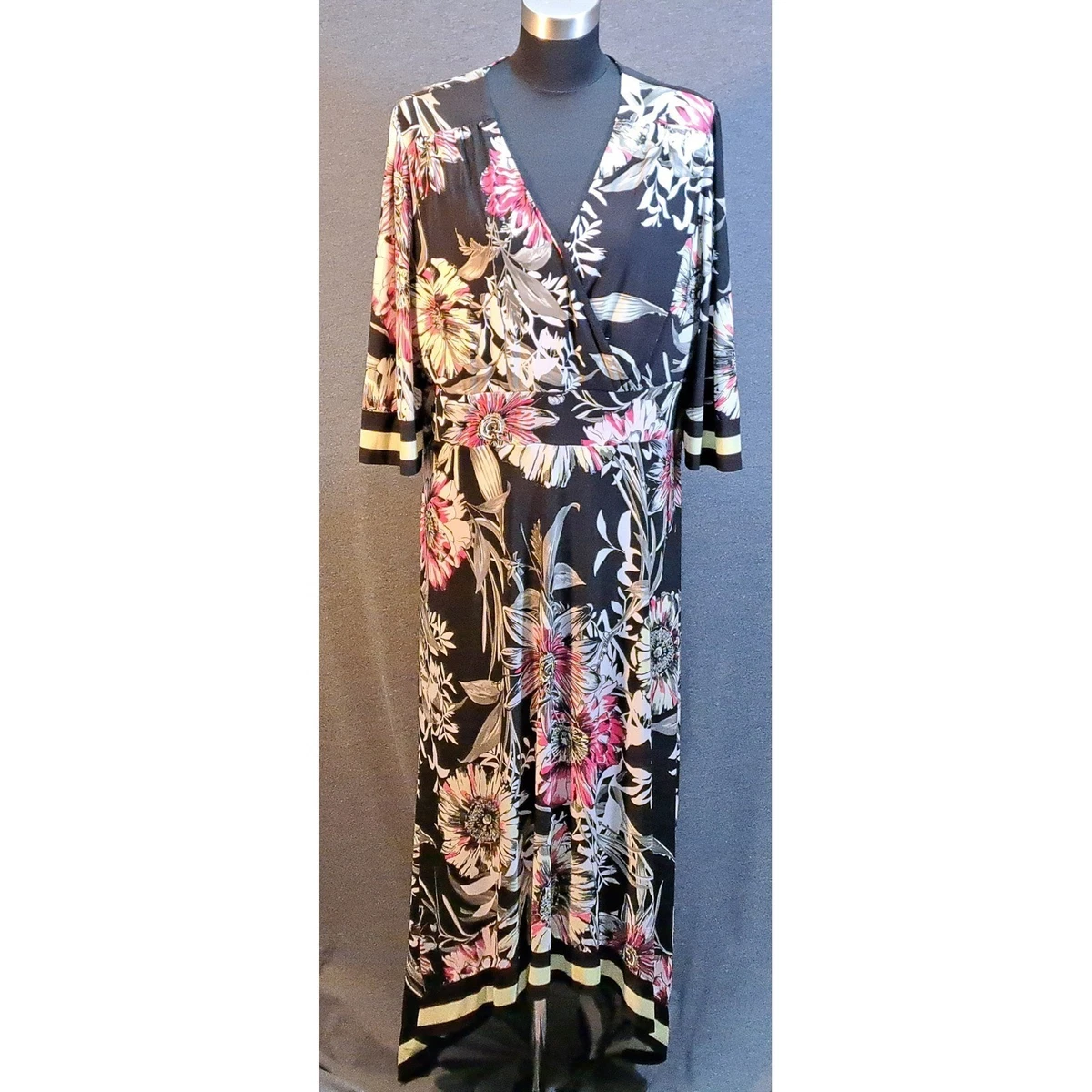 knee length dresses for ladies Ivy Jane Green Embroidered Maxi Dress S main image 0