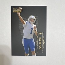 Wild Card 2021 MATTE Zach Wilson LBC-2 Football Base Set Trading Card
