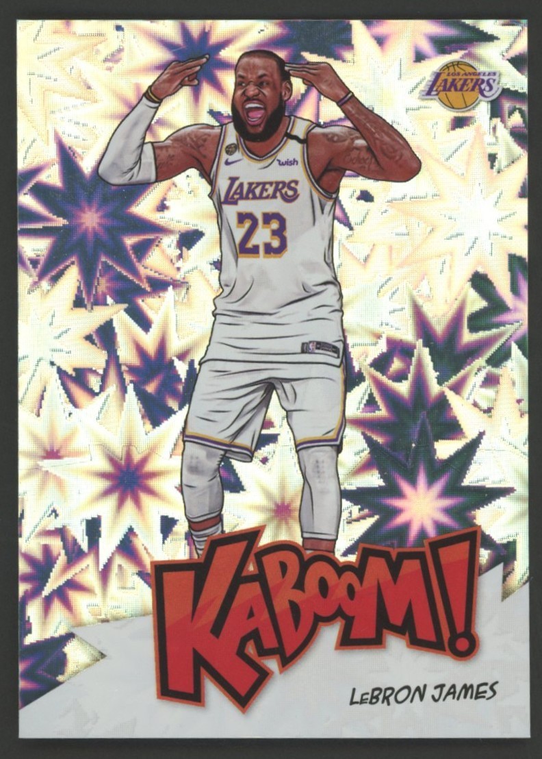 2020-21 Panini Crown Royale Kaboom! #4 LeBron James Lakers SSP CASE HIT