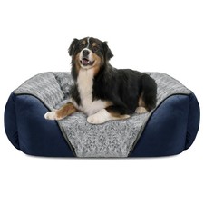 X-Large Dog Bed Rectangle Washable Orthopedic Soft Calming Sleeping Durable P...