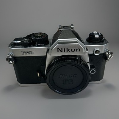 Nikon FM2 SLR Camera Body, Ex ++++ Meter, All Shutters Work Black With Chrome