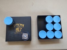 Taom V10 Blue Professional Pool/Billiard Cue Chalk - 1 Piece with Barcode NEW