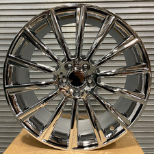22 S580 Amg Style Chrome Wheels Rims Fits Mercedes Benz Cl500 Cl550 Cl55 22 S580 Amg Style Chrome Wheels Rims Fits Mercedes Benz Cl500 Cl550 Cl55