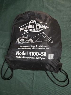 Posture Pump Full Deluxe Spine Neck Back Exerciser (4100-SX) with carrying bag
