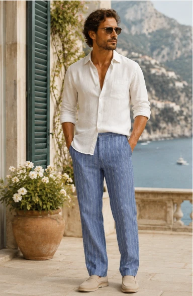 Armani Collezioni Linen Pants for Men for sale | eBay