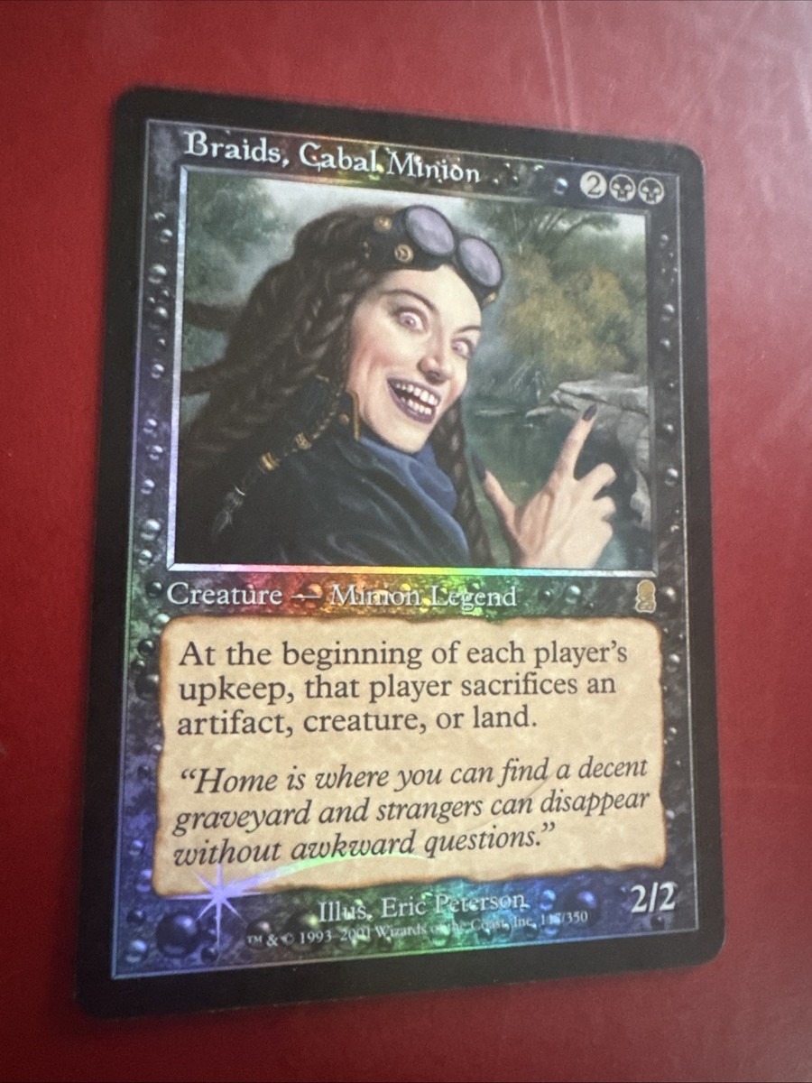 MTG - Braids, Cabal Minion - FOIL - Odyssey - Near Mint To Very