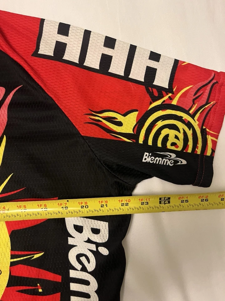 Camiseta de ciclismo Biemme 3XL para hombre Hotter’N Hell Texas Hundred Wichita Falls 1/2 cremallera Foto 4 de 4