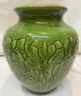 Arts & Crafts Mission Style C1900 Green Glazed  Vase/Planter Weller? Rookwood?
