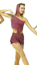 Child Medium 1 Pc. Biketard Ballet Dance Dress Costume Whisper