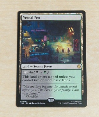 Vernal Fen #0081 Non Foil Rare Karte - MTG x TMNT 2026