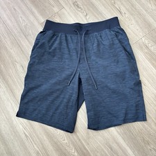 Lululemon Shorts Mens Sz M Blue T.H.E. Linerless Short 9” Running Gym Medium