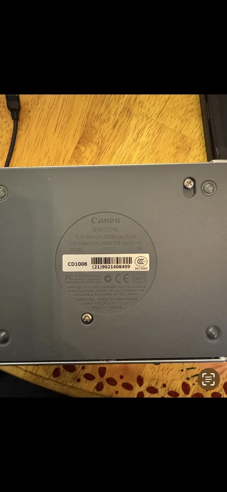 Canon Compact Photo Printer CP-220 with paper sheets - Image 3 of 4