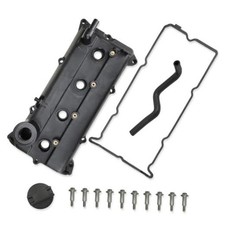 Engine Valve Cover Compatible with 2002-2006 Altima Sentra Black Plastic 