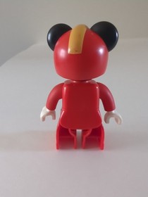 LEGO Duplo Mickey Mouse Racing Driver Figure From  Set #10843 