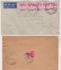 MALAYA 1946/8 BMA(British Military Administration) covers SINGAPORE ALOR STAR cd