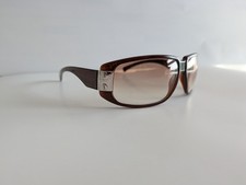 Yves Saint Laurent 2138 S Brille Rahmen Braun Silber Vintage Y2K YSL Gestell