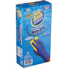 Big Time Products Llc 11100-16 Soft Scrub 100 Count Disposable Nitrile Gloves