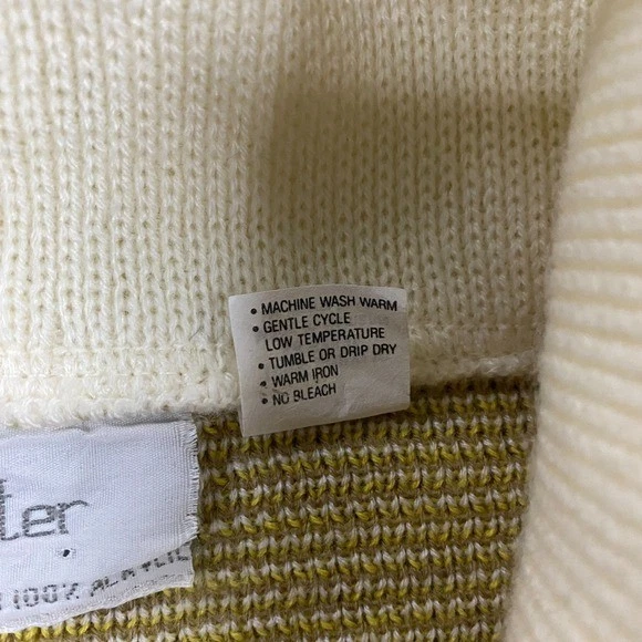 VTG Cardigan Sweater Mens L Aztec Navajo Southwest Style Native Knit Western - Image 4 of 4