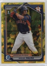 2024 Bowman Chrome Sapphire Edition Prospects Yellow 4/75 Miguel Palma 7j9