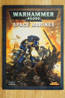 Warhammer 40K Codex Space Marines 2008 Softcover Book Games Workshop OOP Book