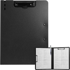 Clipboard Folder, A4 Foldable Clipboard with Horizontal and Vertical Double Meta