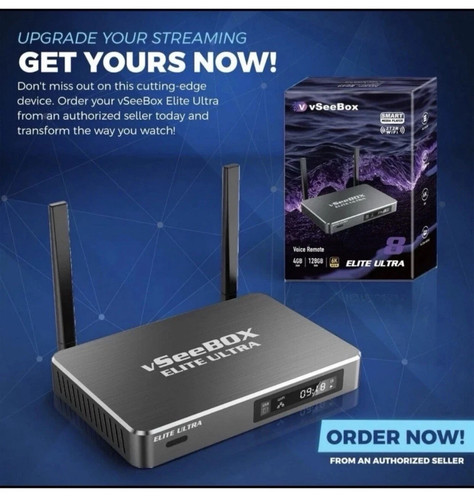 2026 vSeeBox Elite Ultra 8 Smart Media Box, 21+ apps, 1 yr warranty, User DVR - Picture 7 of 7