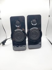 Blackweb Retro Gaming Computer Media Speakers Pair Black BWA15HO110