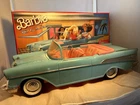 Vintage Barbie ‘57  Classic Chevy Convertible Car 1980’s With Box Seatbelts Etc