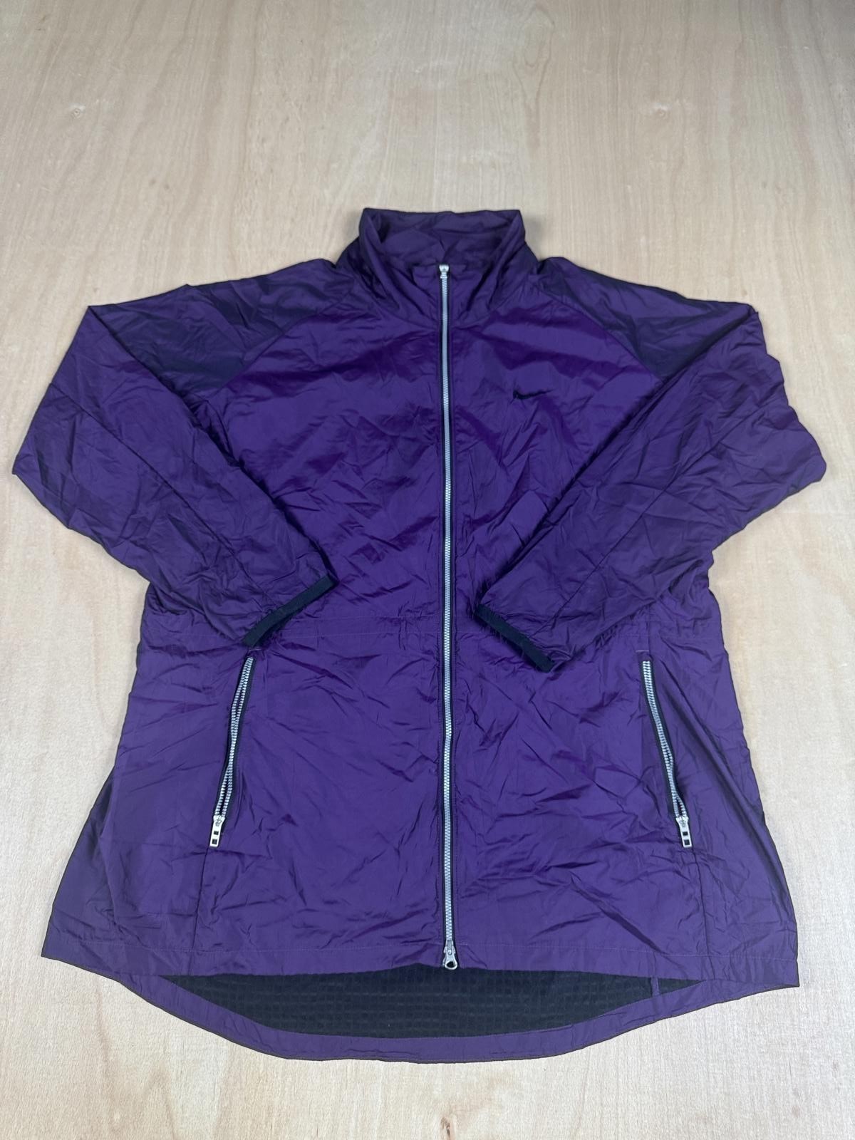 Nike Golf Dri-FIT Full Zip Windbreaker Jacket – Purple – Size XL