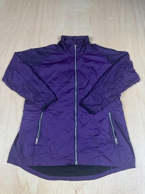 Nike Golf Dri-FIT Full Zip Windbreaker Jacke - Lila - Größe XL