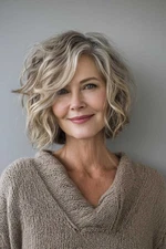 Ash Brown Golden Blonde Mixed Bob Wave Wig 100% Human Hair Wigs Lace Front Wigs