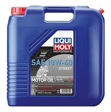 LIQUI MOLY 20L Synthetic 4-Stroke Motorcycle Engine Oil SAE 10W-40 39.93 per gallon