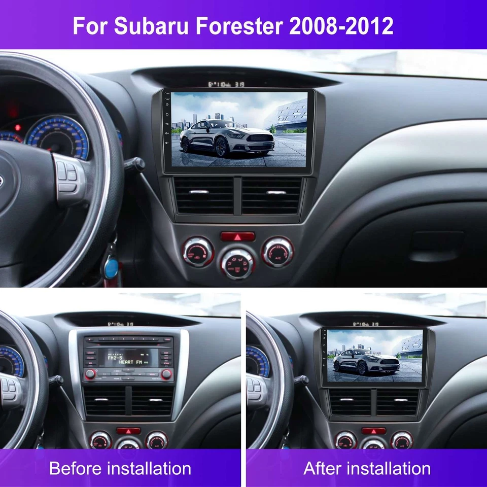 Android15 para Subaru Forester Impreza WRX 2008-2012 CarPlay GPS rádio carro estéreo - Imagem 4 de 4