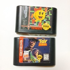 Lot 2 Disney's Toy Story (Sega Genesis, 1995) Ms. Pac-Man 1982   Tested 