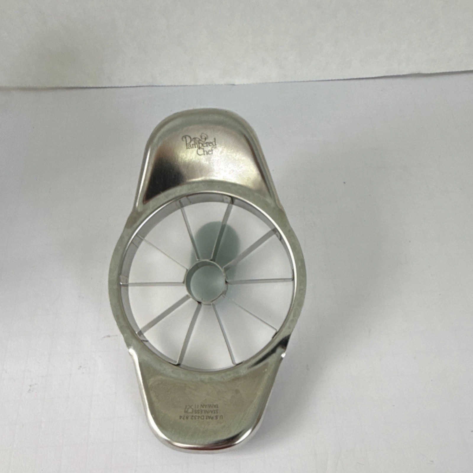 Pampered Chef Stainless Steel Apple Corer Slicer Manual Model 2424 Silver
Opens in a new window or t