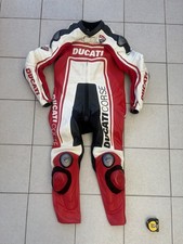Genuine Ducati Corse C2 One Piece Leather Suit EU50 By Dainese Race Hump Rare