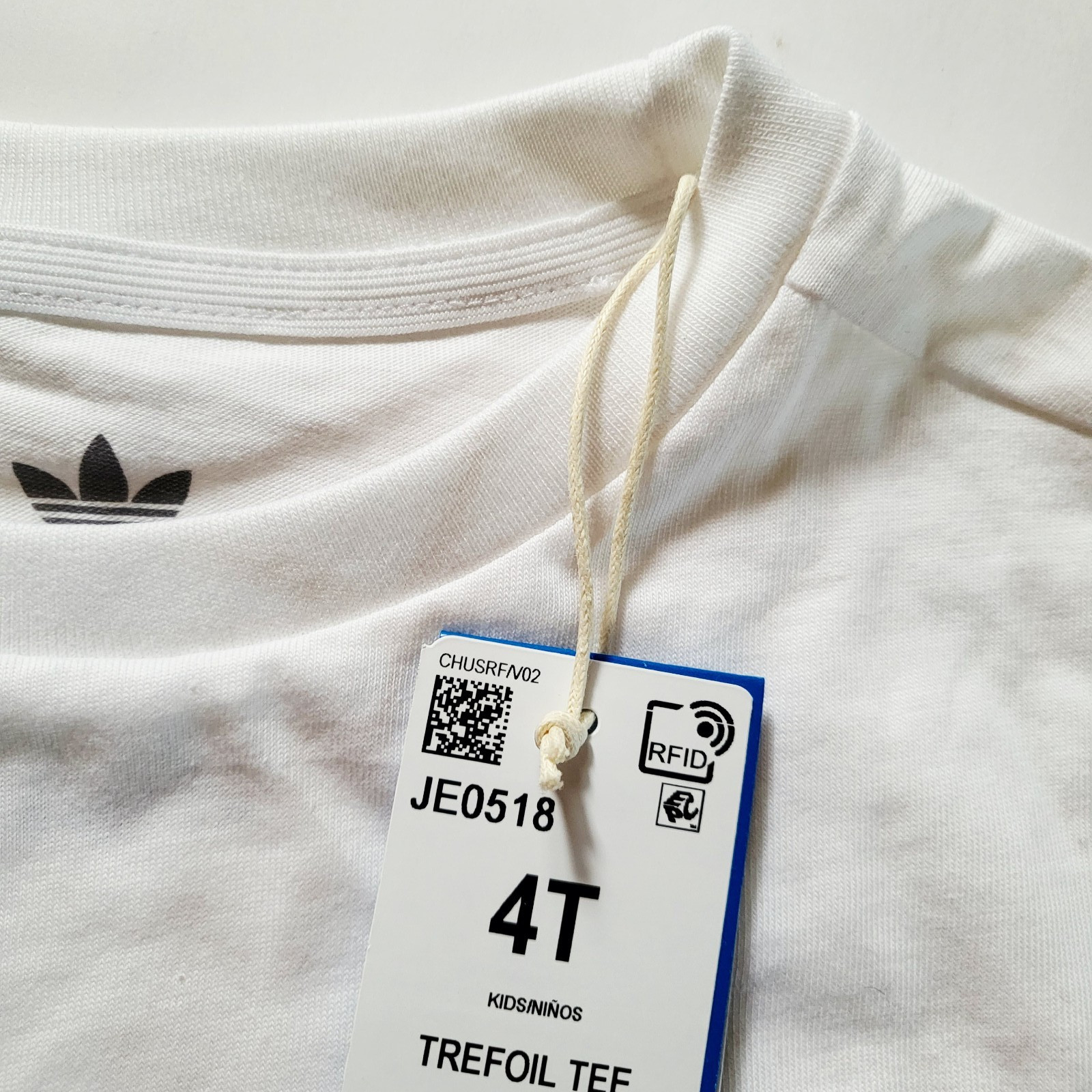 Adidas Originals Toddler boy 2-piece shorts Set T-shirt Size 4T White Black thumbnail 4
