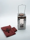 Vintage WWI Swiss Army Military Folding Lantern + Canvas bag ~1940 WW2