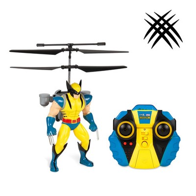 Marvel X-Men Wolverine 2CH Jetpack Flying Figure IR Helicopter